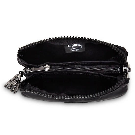 Kipling Creativity Small Classic Pouch Bags Black Camo Embossed | CA 2105NW